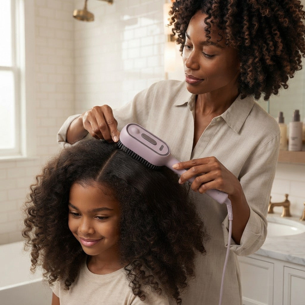 BLOOM Electric Steaming Hair Straightener