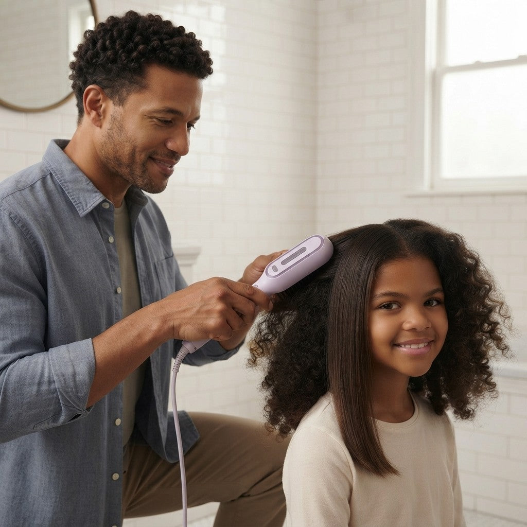 BLOOM Electric Steaming Hair Straightener